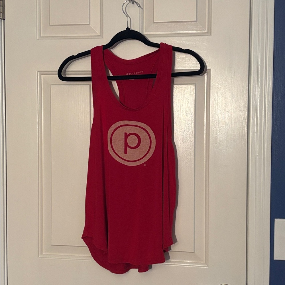 Red Tank Top with Logo